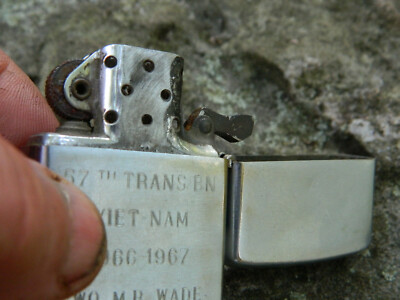 Zippo Lighter Vietnam 1966 -67 MAC-V 57th Trans BN Military