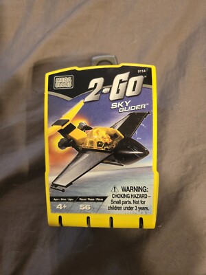 MEGA BLOKS2-GO SKY GLIDER NIB 9114
