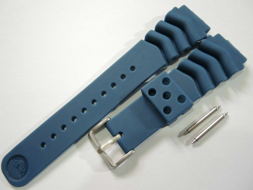 NUOVO CINTURINO IN GOMMA BLU 22MM Z22 SEIKO DIVER'S SKX007-009 /  7002-7001 | eBay
