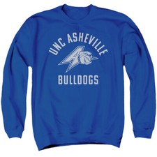 UNC Asheville Adult Crewneck Sweatshirt One Color, Royal Blue, S-3XL