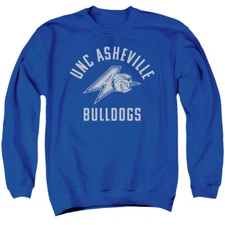 UNC Asheville Adult Crewneck Sweatshirt One Color, Royal Blue, S-3XL