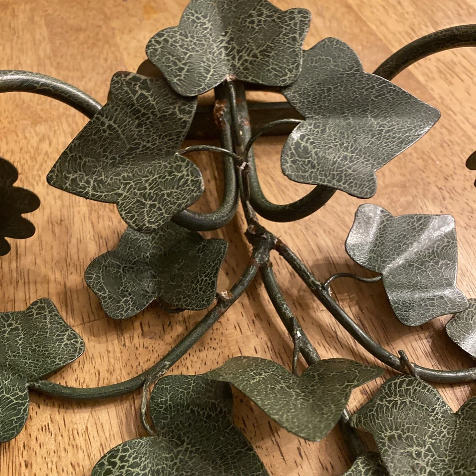 Candelabro IVY LEAF Iluminación Íntima Doble Candelabro Vintage Metal Foto 4 de 4