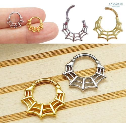Soul-Cats 2 PZ. Orecchini a cerchio kappcreolen in acciaio inox, colore