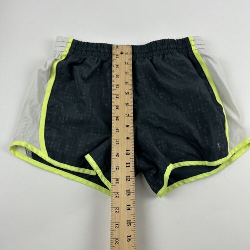 Danskin Now Athletic Shorts Womens Small Black Yellow Elastic Waist Lined - Picture 5 of 7