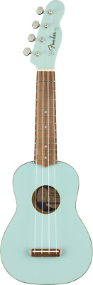 FENDER Venice Soprano Uke, Daphne Blue