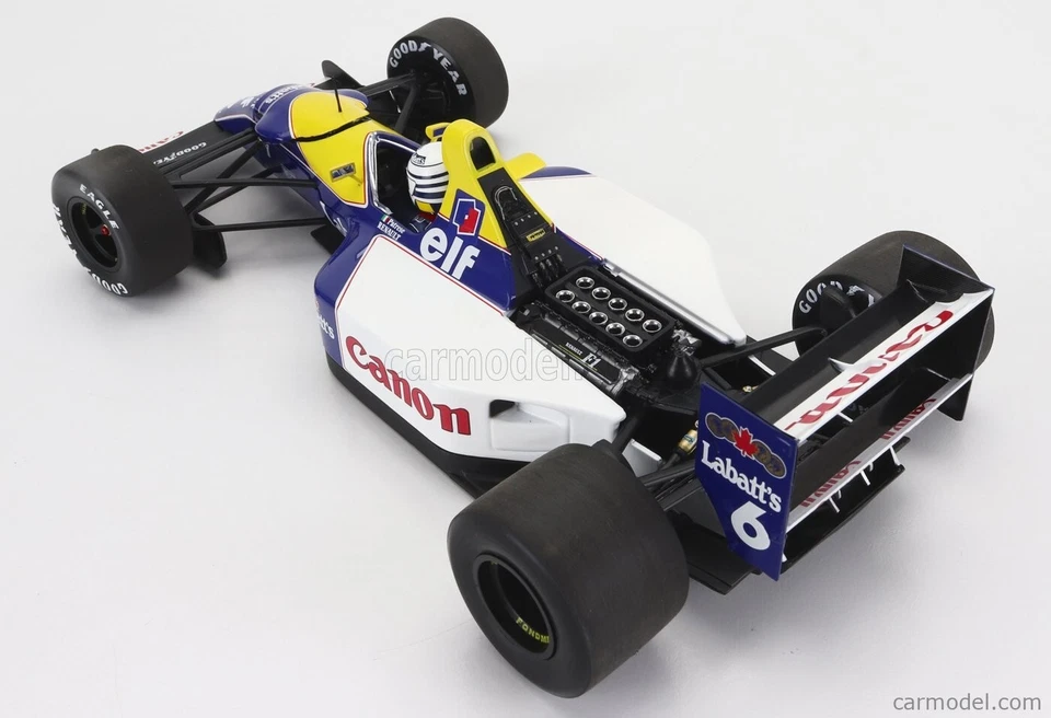 WILLIAMS RENAULT FW14B #6 PATRESE F1 CHAMPIONSHIP 1992 1:18 MINICHAMPS 110920006 - Image 3 of 4