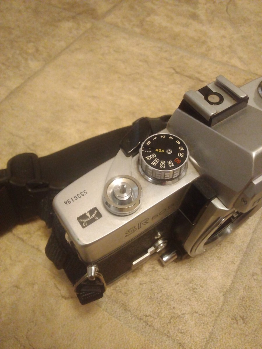 Near Mint] Minolta SR505 SLR 35mm Film Camera Silver Body only