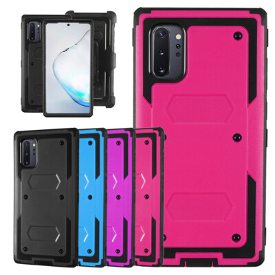For Samsung Galaxy Note 10/Note 10 Pro Shockproof Armor Built-In Kickstand Case