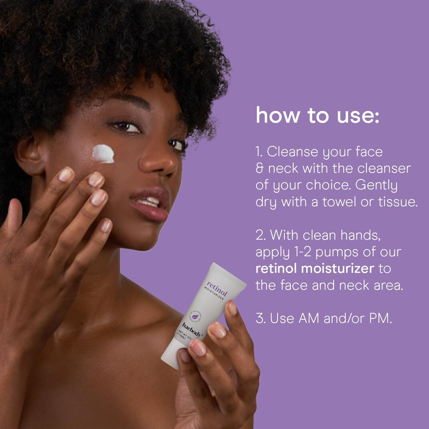 BAEBODY CRITICALLY ACCIAIMED RETINOL MOISTURIZER & FACE CREAM WITH ANTI