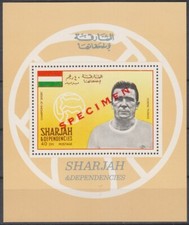 Fussball - Soccer - Puskas - SHARJAH - Block  SPICEMEN postfrisch