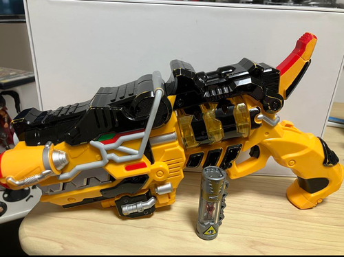 Gabu Revolver Power Rangers Dino Charge – Bandai Japon – Testé, Bon état