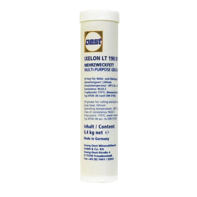 Oest Langzeitfett Schmierfett Wälzlagerfett IXELON LT 190 EP je Kartusche 0,4 kg