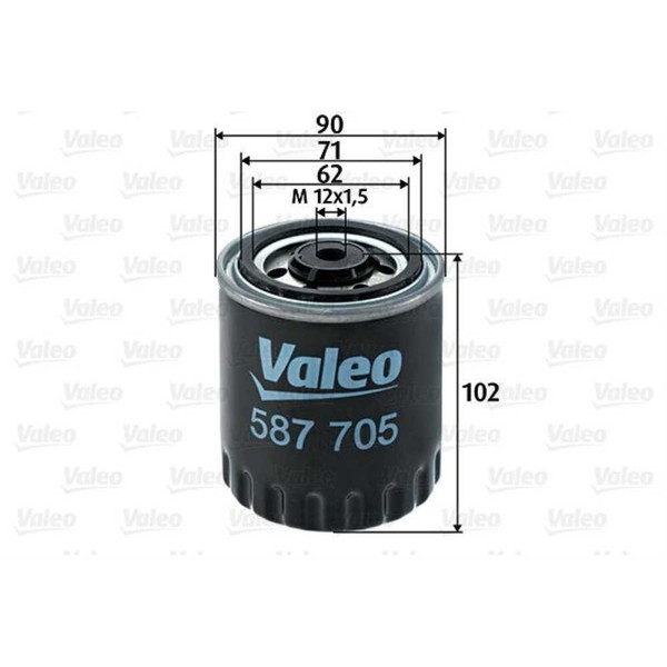 Valeo Kraftstofffilter FüR Mercedes-Benz E-Klasse T-Model Daewoo Korando Cabrio-image