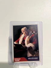 Donald Trump 45th & 47th U.S President Custom Made Trading Card