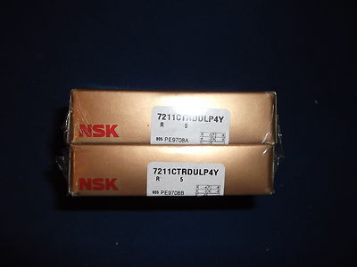 Roulement à Billes De Précision NSK 7908A5TRDULP4Y - Lot De 2 Pièces, New Old Stock