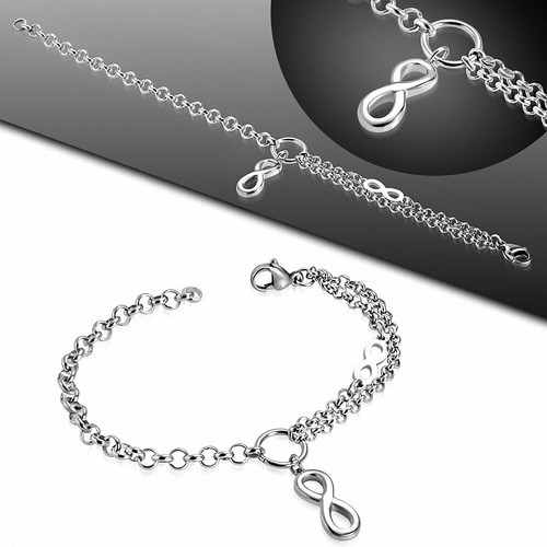 Liebeskind Berlin Bracciale Donna In Acciaio Inossidabile - Regolabile 16,5-19,5 Cm, Chiusura A Leva, Design Casual Chic - 5