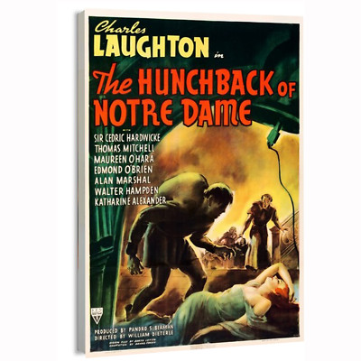 1939 The Hunchback of Notre Dame (RKO) Movie Poster or Canvas | eBay