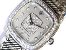 DAVID YURMAN  DIAMOND DIAL , BEZEL, BRACELET CABLE WATCH