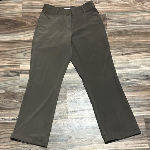 NIKE DRI-FIT UV Size Small Mens Button Snap Active Golf Capri Pants RN# 56323