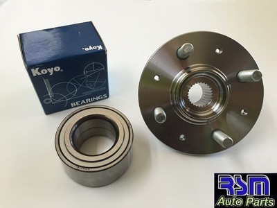 Honda Civic 92-00 Wheel Bearing KOYO + Front Hub without ABS