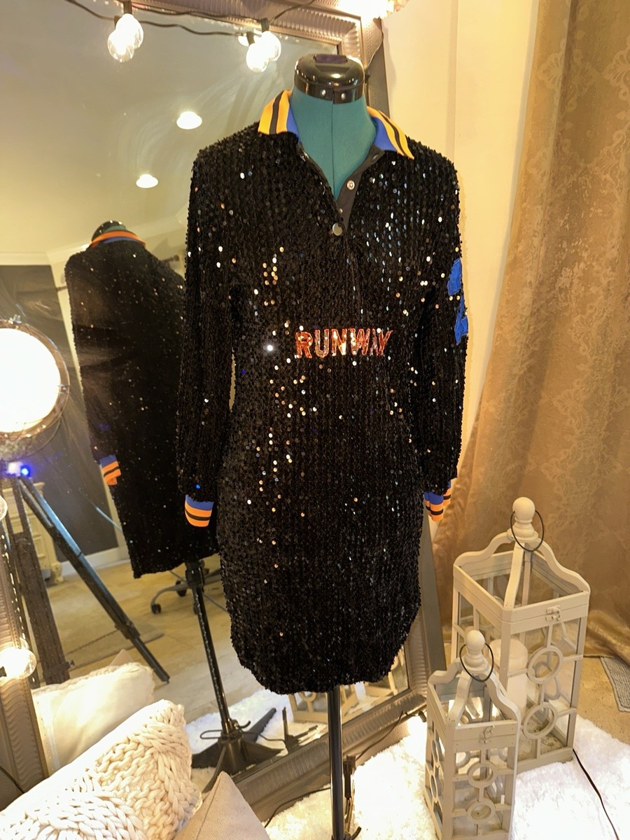 shane justin runway dress Shane Justin Sequin Runway Mini Dress