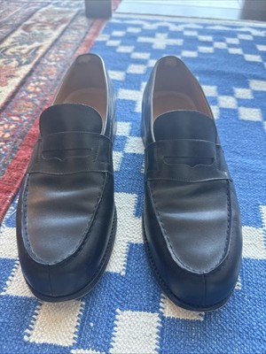J.M. Weston 180 Loafers Black Size 9C