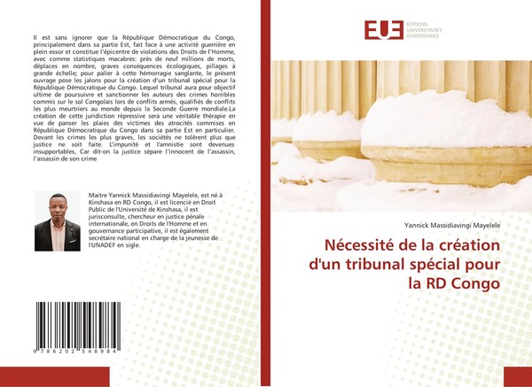 Yannick Massidiavingi Mayelele | NéCessité De La CréAtion D'un Tribunal...-image