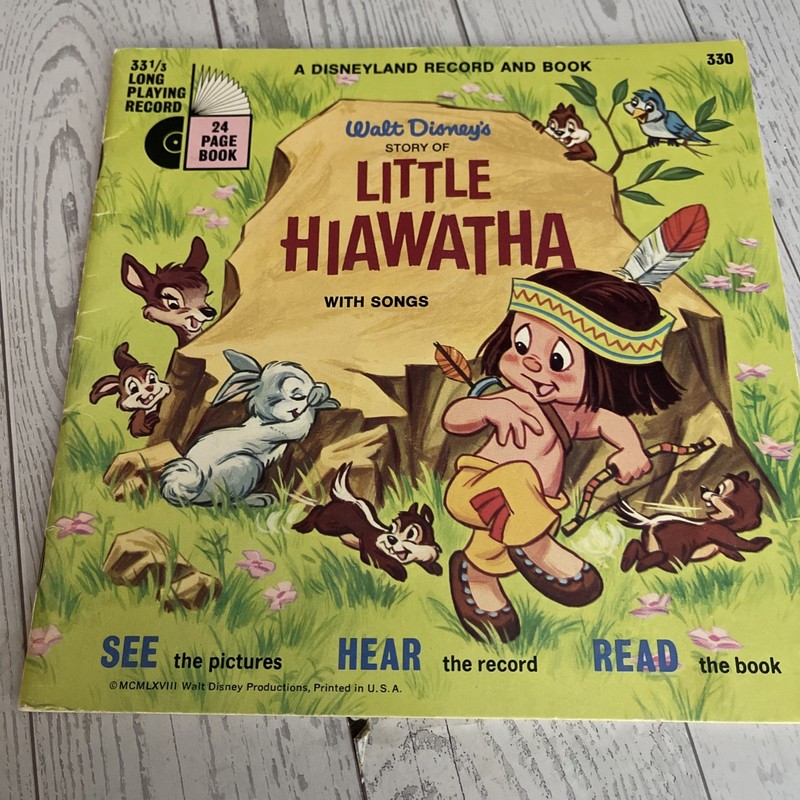 Walt Disneys Story Of Little Hiawatha--NO RECORD