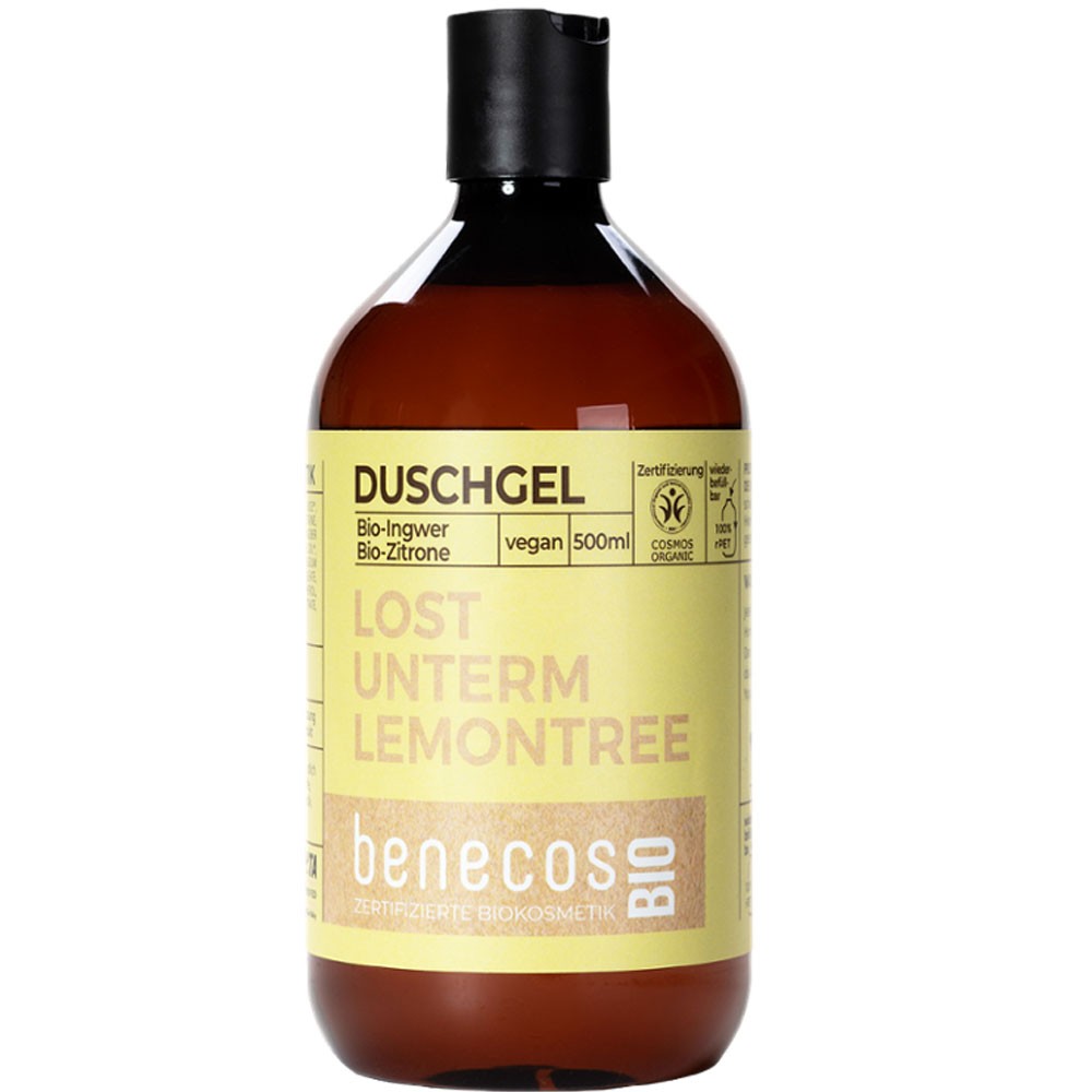 Benecos Duschgel Ingwer Zitrone 500ml - Bild 3