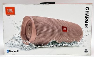 JBL Charge 4 Bluetooth Portable Speaker Pink IPX7 Waterproof New