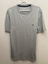 NEW Nautica Sleepwear Mens Gray T-Shirt Large Crew Neck Short Sleeve NWT 29.50