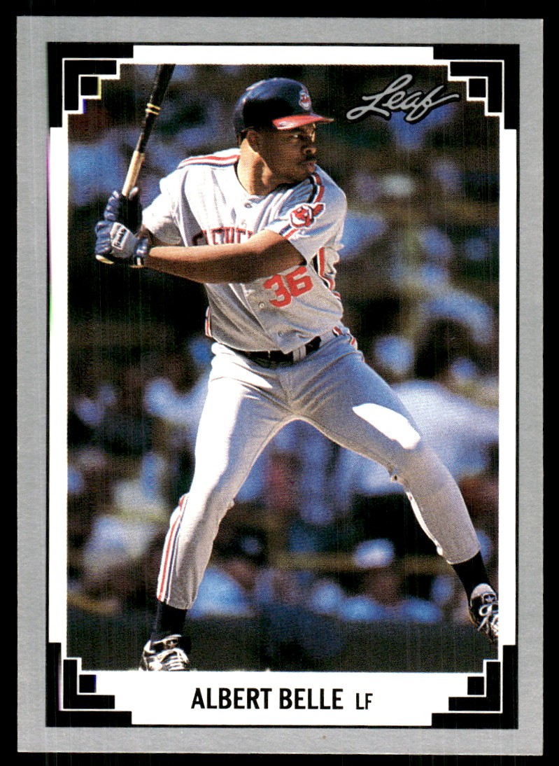 Albert Belle 1991 Leaf #239 Indians FREE SHIPPING StackedPacks