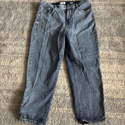 Kensie Jeans The Eloise Ultra High Rise Mom Jean Size 12/31 Light Wash Stretch