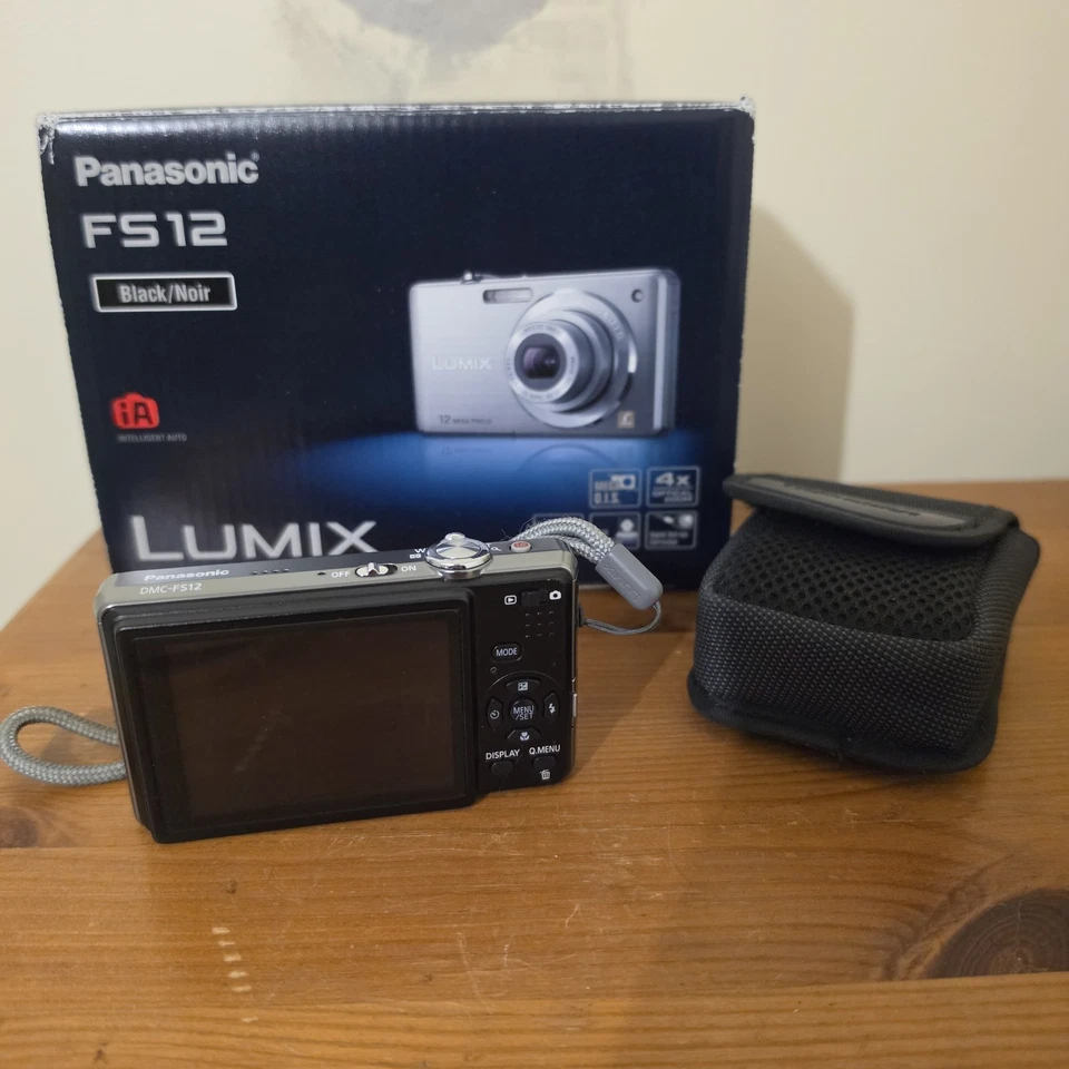 Panasonic LUMIX DMC-FS12 Compact Camera 12MP 4x Zoom + 1GB + Case *Read*, photo 1 of 5