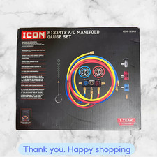 Icon R1234yf Ac Manifold Gauge Set Acmg-1234yf Brand New Shipping Icon R1234yf Ac Manifold Gauge Set Acmg-1234yf Brand New Shipping