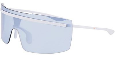 Nike Echo Shield M Rimless Sports Shield Sunglasses w/ Mirror Lens