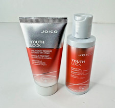 Joico Youth Lock Shampoo  Treatment Masque - Travel Size - 1.7 Oz Each