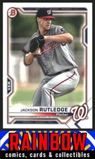 2021 Bowman #BP-103 Jackson Rutledge Washington Nationals