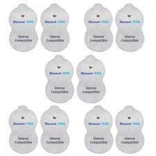 Omron Compatible TENS Electrode Pads, 5 Pairs (10 Pads) - Now Larger!