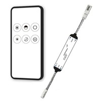 LED Funk Pwm-Dimmer Miniamp Inkl. Fernbedienung, 12-24V Dc, 3A, IP20, Inkl. 2X 1