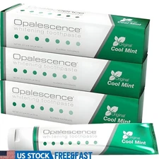 Teeth Whitening Toothpaste Gel Cool Mint Pack of 3 Fluoride Gluten Free New