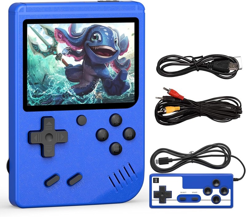 Portable Mini Handheld Game Console 2.4" HD Screen 500 Built-In Retro FC Games