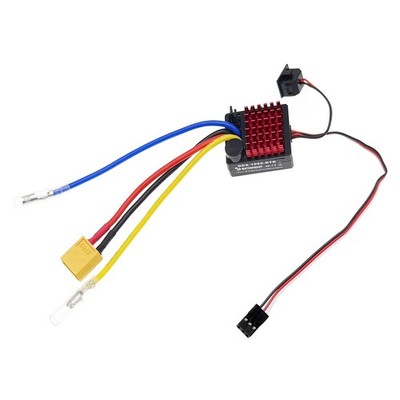 60A Waterproof Brushed ESC，1060 23s Electronic Speed Controller Waterproof RT...