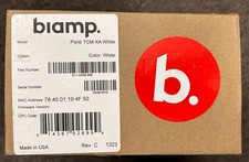 Biamp TCM-XA White Ceiling Mounted Conference Microphone New in Box - Sealed
