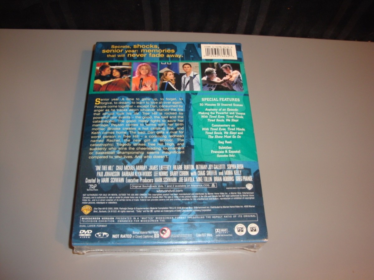 One Tree Hill Season 3 New DVD Box Set TV Series Show Chad Murray
