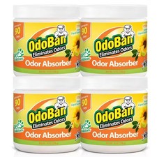 OdoBan 14 oz. Citrus Solid Odor Absorber, Odor Eliminator for Smoke Odor 4-Packs