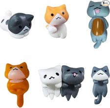 6pcs Cute Dashboard Figurines And Rear View Mirror Ornaments Unive Size 6pcs