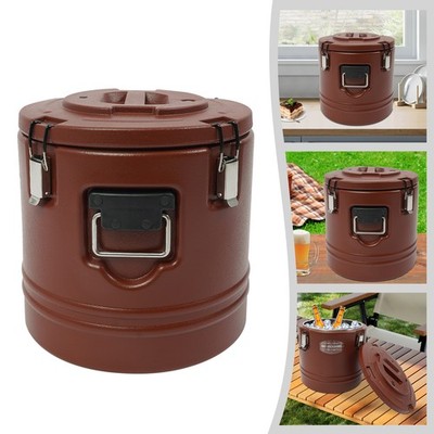Insulated Food Container, Insulated Bucket, Portable Commercial Soup Container.