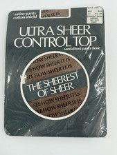 Ultra Sheer Pantyhose Espresso Brown Nylon Made In USA Zayre Corp Average 7206G