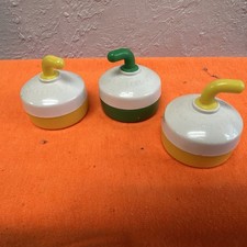 Vtg 1988 Sliders Milton Bradley MB Tabletop Curling Game Lot of 3 Replacements